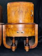 Nachtkastje (2) - Hout - art deco nachtkastjes