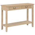 vidaXL Table console 110x35x80 cm Bois, Verzenden