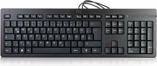 HP Keyboard QWERTZ 125 Wired USB (Toetsenborden en muizen), Computers en Software, Muizen, Nieuw, Verzenden
