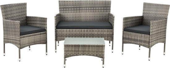 2dekans | Loungeset Fort Myers, Tuin en Terras, Tuinsets en Loungesets, Ophalen of Verzenden