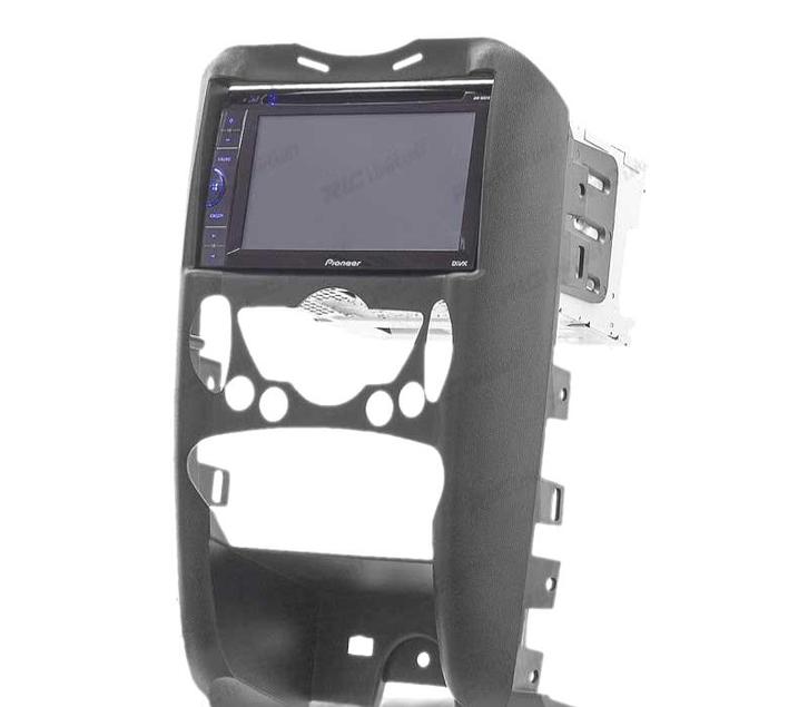 Facade Autoradio 1-Din Et 2-Din Noir Pour Mini Hatch II Cabr, Auto diversen, Autoradio's, Verzenden