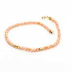 Zonder Minimumprijs - Armband - 18 karaat Geel goud Koraal, Handtassen en Accessoires, Armbanden, Nieuw