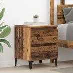 vidaXL Bedkast Oud Hout 40x35x50 cm Tegenwoordig Hout, Huis en Inrichting, Verzenden, Nieuw