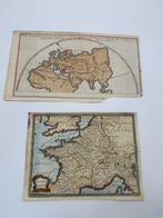 Wereldkaart, Kaart - Oude wereldkaart; Unknown - Set of 2, Boeken, Atlassen en Landkaarten, Nieuw