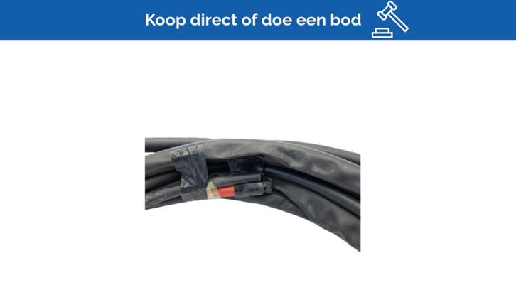 Bieden: Solaris Windlass Cable Kit 2x - 50mm2 - 13m - Black, Watersport en Boten, Navigatiemiddelen en Scheepselektronica, Ophalen of Verzenden