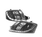 PHARES POUR AUDI TT 98-05 DIURNES LED FOND NOIR, Auto-onderdelen, Verlichting, Verzenden, Nieuw