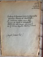 Giacomo Say  - altri - Lotto di vari manoscritti - 1563, Verzamelen, Nieuw