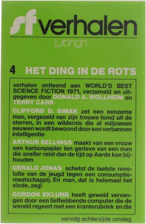 Het Ding In De Rots 9789024501915 Wollheim, Boeken, Overige Boeken, Gelezen, Verzenden