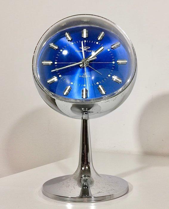 Tafel/bureauklokken - Tokyo Tokei - Gechromateerd messing en, Antiek en Kunst, Kunst | Designobjecten