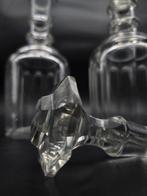 Décanteur (2) - Gondola à côte plate. - Cristal