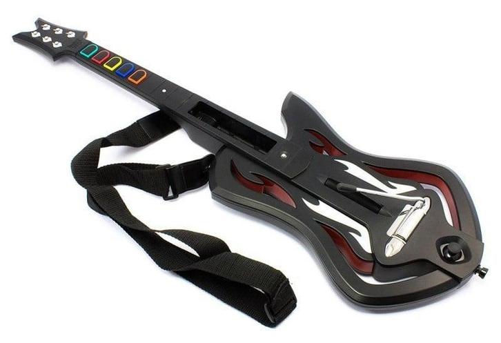 Guitar Hero Gitaar Warriors of Rock (Wii) (Wii Accessoires), Consoles de jeu & Jeux vidéo, Consoles de jeu | Nintendo Wii, Enlèvement ou Envoi