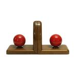 Bauhaus / Art Deco - Serre-livres (2) - Bois massif en