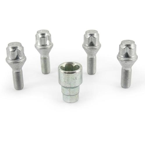 H&R Wielslotenset M12x1.50x26mm konisch - 4 slotbouten incl., Auto-onderdelen, Ophanging en Onderstel, Nieuw, Verzenden
