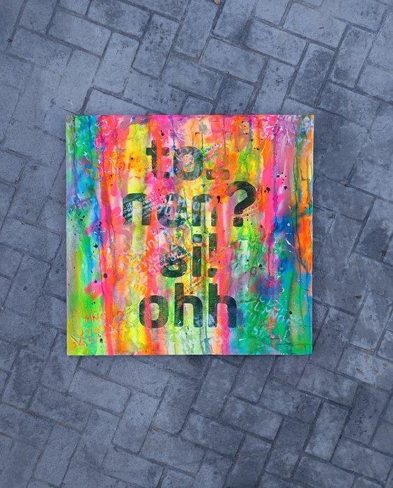 Tonensio - Entre colores y brochazos, hasta mi nombre, Antiek en Kunst, Kunst | Schilderijen | Modern