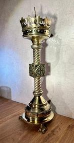 Kaarsenhouder - Brons, Messing - Kerk kandelaar basilica