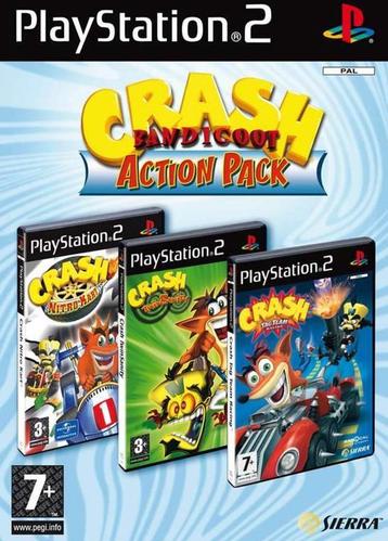 Crash Bandicoot - Action Pack PS2 beschikbaar voor biedingen