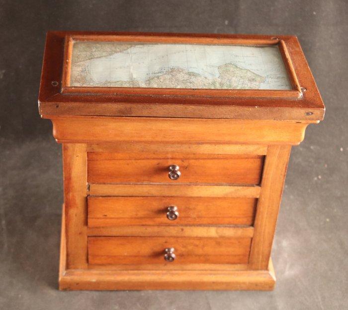 Antiek model ladekastje - Kast - Hout, Antiek en Kunst, Antiek | Overige Antiek