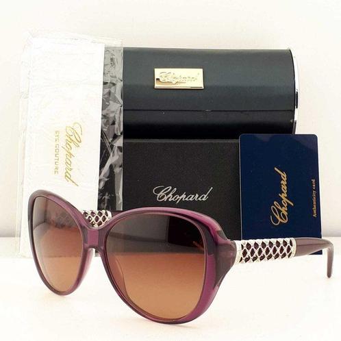 Chopard - Butterfly Purple and Black with Swarovski Crystals, Handtassen en Accessoires, Zonnebrillen en Brillen | Dames