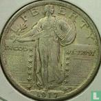 Verenigde Staten ¼ dollar 1917 (type 2 - zonder letter), Postzegels en Munten, Munten | Amerika, Verzenden, Losse munt, Goud