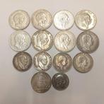 Duitsland, Saxe-Albertine. 14 Silbermünzen (verschiedene )