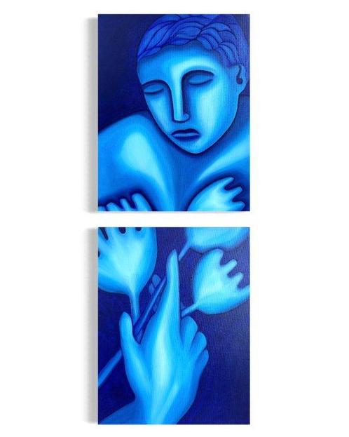 Sad monsters club / Jade Mouge - Les choses muettes, Antiek en Kunst, Kunst | Schilderijen | Modern
