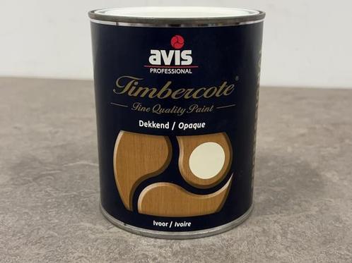 Veiling - 3x Avis timbercote ivoor 1000ml, Doe-het-zelf en Bouw, Verf, Beits en Lak