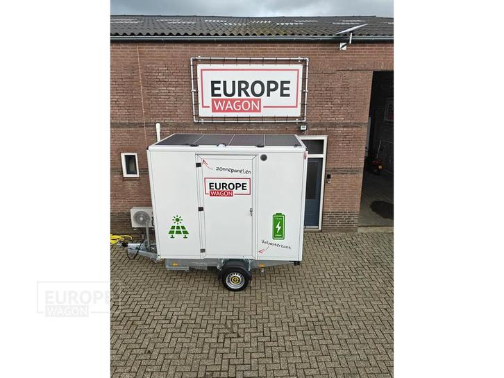 GLOBAL GL2800 VACUUM SOLAR zelfvoorzienende toiletwagen UNIE, Auto diversen, Aanhangers en Bagagewagens, Ophalen