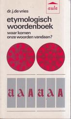 Etymologisch woordenboek 9789027448125 Vries, Boeken, Verzenden, Gelezen, Vries