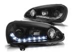 LED DRL Daylight Black koplampen geschikt voor VW Golf 5, Auto-onderdelen, Verzenden, Nieuw, Volkswagen