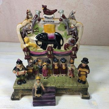 Beeldje - Groupe de figurine en céramique - Wombwells