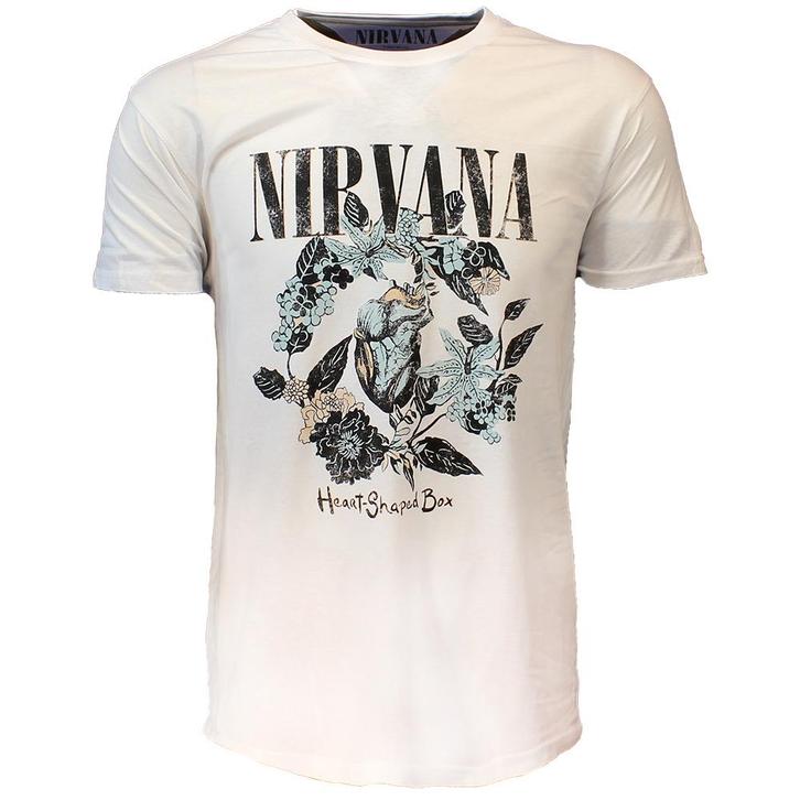 Nirvana Heart Shaped Box T-Shirt - Officiële Merchandise, Kleding | Heren, T-shirts