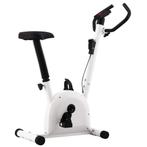 vidaXL Hometrainer met bandweerstand wit, Verzenden, Nieuw