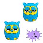Fako Bijoux® - Tennisdemper - Uiltje - Blauw - 2 Stuks, Sport en Fitness, Tennis, Verzenden, Nieuw
