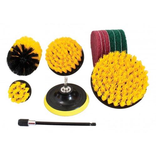 SATRA Borstelset, reinigingsset borstels voor boormachine, s, Auto diversen, Auto-accessoires, Nieuw, Ophalen of Verzenden