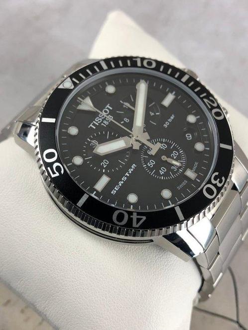 Tissot - Seastar 1000 Chronograph - Zonder Minimumprijs -, Handtassen en Accessoires, Horloges | Heren