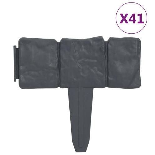 Gazonrand Steen-Look 10m | Tweede Kansje | OP = OP, Tuin en Terras, Bielzen en Borduren, Minder dan 100 cm, Nieuw, Kunststof, Border