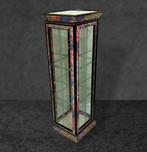 Vitrinekast - Venetiaans bladgoud - Glas, Goud, Hout, Antiek en Kunst