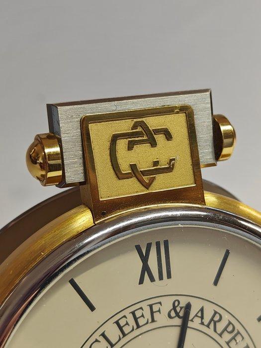 Tafelklok, Wekker - Van Cleef & Arpels - Messing - 1980-1990, Antiek en Kunst, Antiek | Klokken