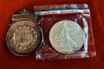 Frankrijk, Spanje. Lot of 2 Silver Medals