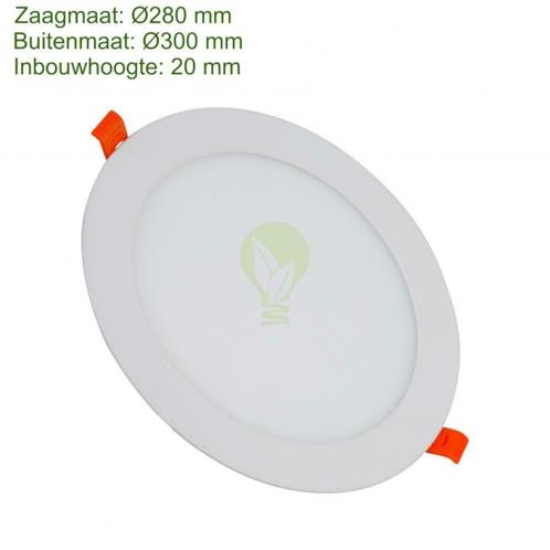 LED Inbouw Downlight 22W Slim 280mm 2300lm Euro stekker, Huis en Inrichting, Lampen | Plafondlampen, Nieuw, Overige materialen