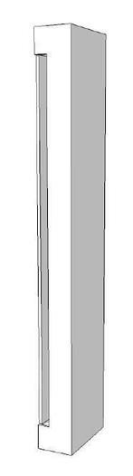 *TIP*  Element voor kast zijkant rechts glossy wit R-PR-001, Zakelijke goederen, Ophalen of Verzenden