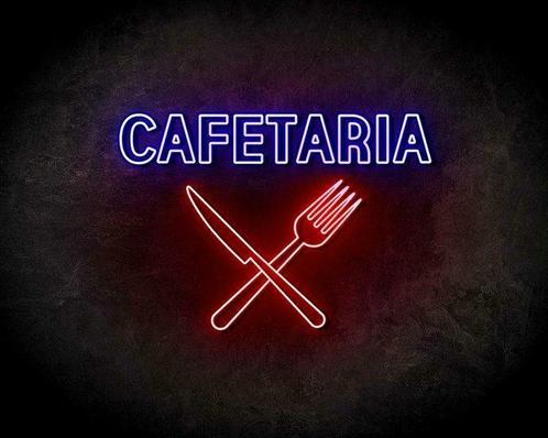 CAFETARIA neon sign - LED neon reclame bord, Zakelijke goederen, Horeca | Overige, Verzenden