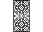 Veiling - 2x Alhambra Tuinscherm Zwart 180x90cm, Nieuw