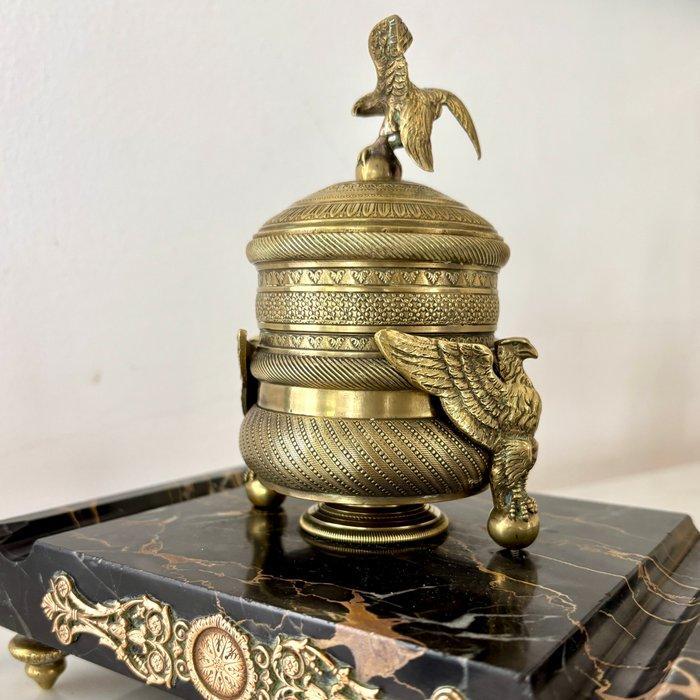 Inktpot - Style Empire - Brons, Marmer, Antiek en Kunst, Antiek | Overige Antiek