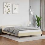 vidaXL Bedframe met hoofdeinde zonder matras 140x190 cm, Verzenden