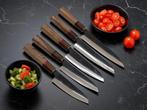 Keukenmes - Kitchen knife set - Set van 5 chefmessen van