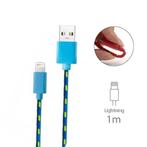 iPhone/iPad/iPod Lightning USB Oplaadkabel Gevlochten Nylon, Verzenden, Nieuw