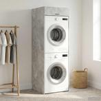 vidaXL Wasmachinekast met opslag Beton 67,5 x 68 x 200 cm, Huis en Inrichting, Verzenden, Nieuw