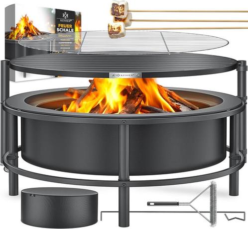 KESSER® Vuurschaal met grillrooster, diameter 65 cm, vuurkor, Huis en Inrichting, Woonaccessoires | Overige, Verzenden