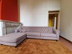 Coin salon Chesterfield Acmé en tissu